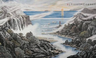 澳门威尼斯人-笔墨晕染山河的苍茫