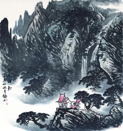 笔墨晕染山河的苍茫